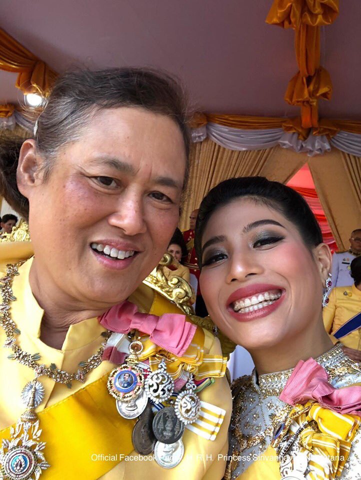 RichardBarrow's tweet photo. It’s nice to see these behind the scenes photos that were posted on the Facebook page of Her Royal Highness Princess Sirivannavari Nariratana. She is the daughter of King Rama X #ThaiCoronation #พระราชพิธีบรมราชาภิเษก #Bangkok #Thailand https://t.co/9dGpi4Mgmm