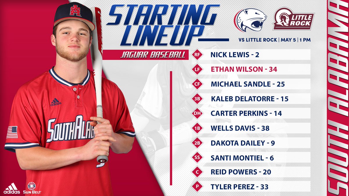 First pitch for today's series finale at 1 p.m. from Stanky Field!
#JagNation