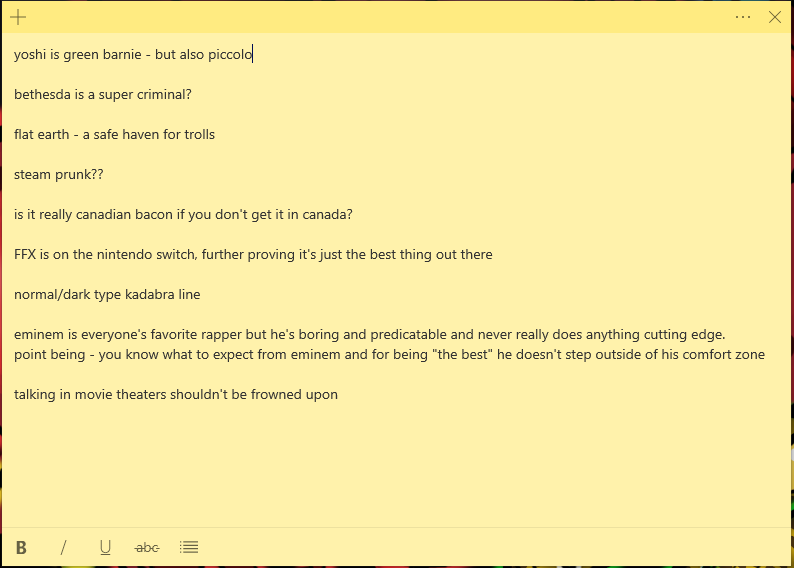 PRUNKgaming's tweet photo. I'm not sure if this counts as a teaser, but here's some things we've discussed in our currently unreleased content

What're your thoughts? I think Eminem is boring - Prove me wrong https://t.co/mE8uy8wA1Z