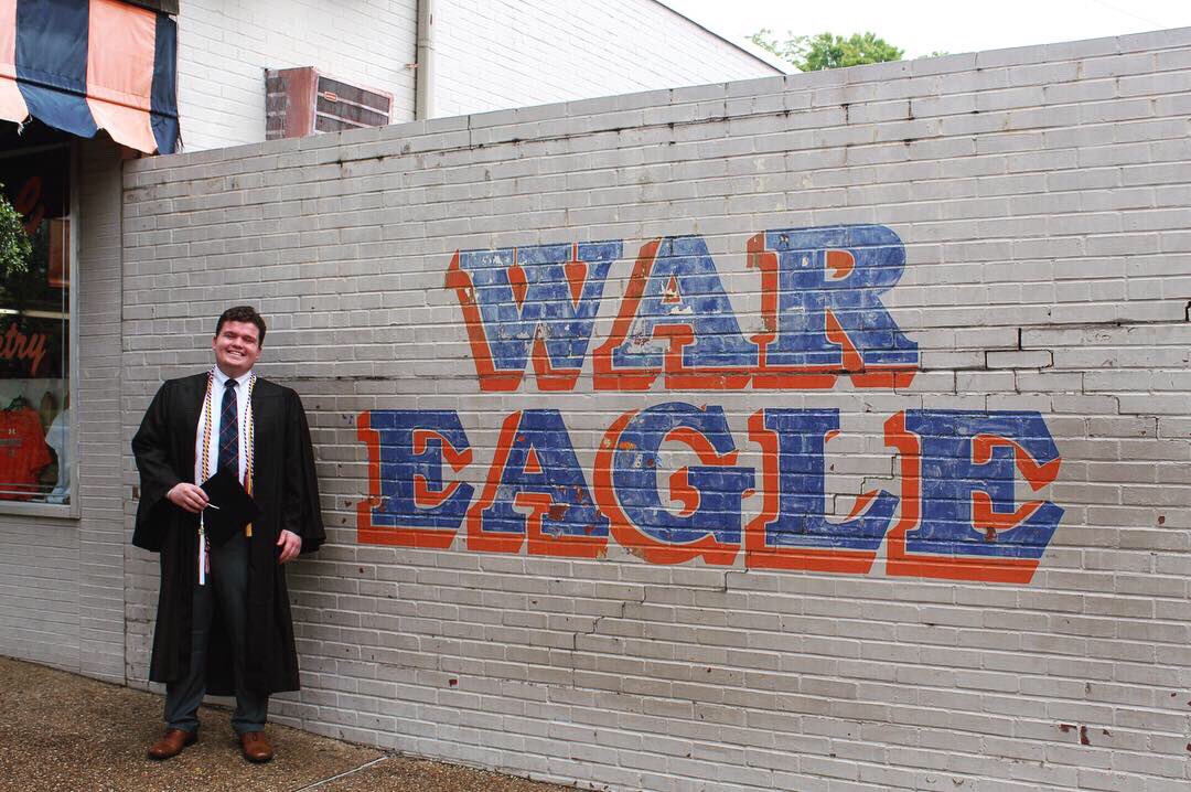 kathcbres's tweet photo. Proud of @AuburnU grad @jjbr411❤️ Finished BA with Honors a year early, headed into MPA program as Graduate Assistant #NBCAlumni @nbcsuper https://t.co/95ICaXh4nj