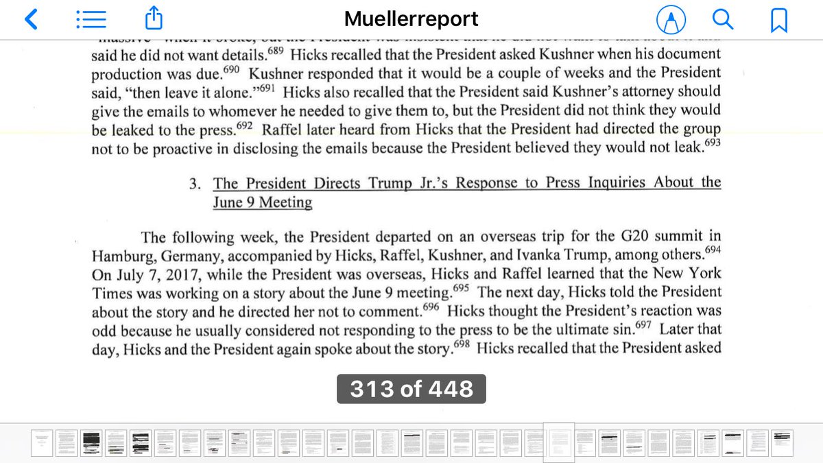 74. It’s worth taking a moment to comb these 4 excerpts on Jr.’s “dirt” meeting. The president* shuts down truth, is only interested in spin, shows absolutely zero concern for the law, and clearly, obfuscation is a family tradition.Perspective: Jr needs AA: (Adverbs Anonymous).