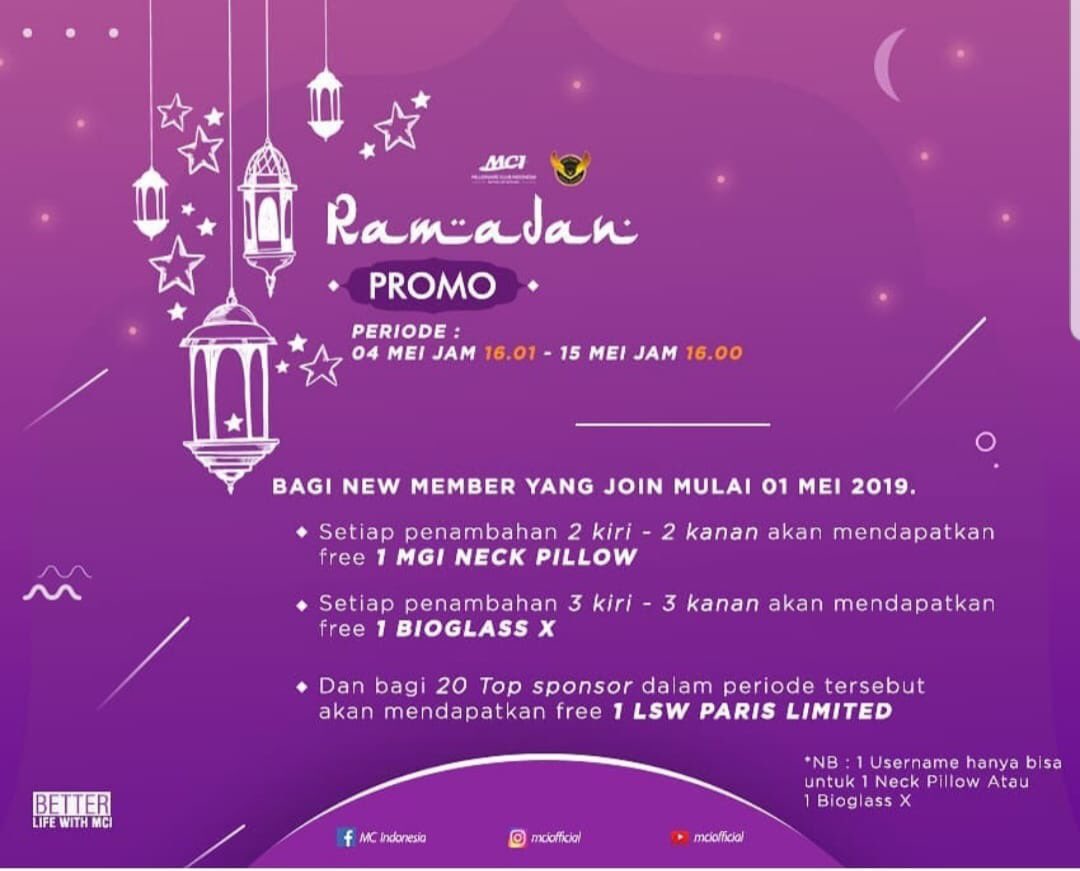 hinge69379082's tweet photo. Selamat datang Ramadhan..
Marhaban ya Ramadhan..

Segera manfaatkan promo bulan penuh rahmat ini.. 
Untuk informasi lebih lanjut, langsung chat saya ya..

Distributor Resmi MCI
Hinge
08112281680 https://t.co/4dMemdpGN8