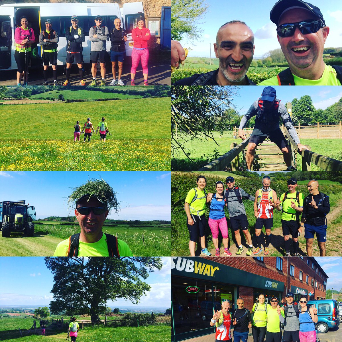 RossOpie's tweet photo. Day 2 of SWAY π― of the Samaritan Way completed it mate! 32 miles Crowcombe to Glastonbury now just a jog home tomorrow πͺπ πStill time to donate to @UnseenOrg and @DuchenneUK https://t.co/HcEXKeigTK #sway100 #ultrarunning #bankholidayfun #stillsmilingtho https://t.co/d9sLFsR1PD
