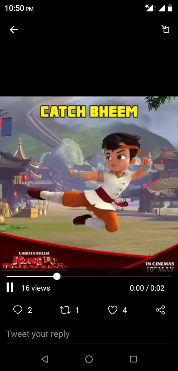 drarvindkumar's tweet photo. @iamchhotabheem Catched BHEEM perfectly

#LetsDoKungFu #ChhotaBheem #KungFuDhamaka #Digital3D #10May @iamchhotabheem https://t.co/z6Il5AkceI