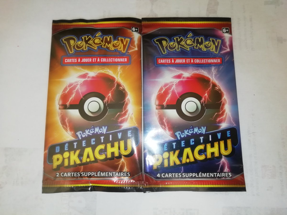 IcapLorraine's tweet image. (2/2) Et à celui que j'ai échanger, je lui est offert d'autres cartes de l'extension que j'ai en double. Vous avez la différence entre les boosters de la promo ou de l'extension. Lequel est votre préféré ? #TeamPromo ou #TeamExtension
#DetectivePikachu #DetectivePikachuMovie