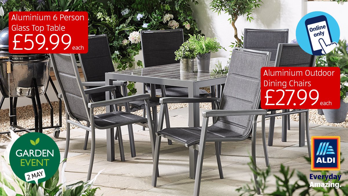 Aldi Aluminium Table And Chairs atelieryuwa.ciao.jp