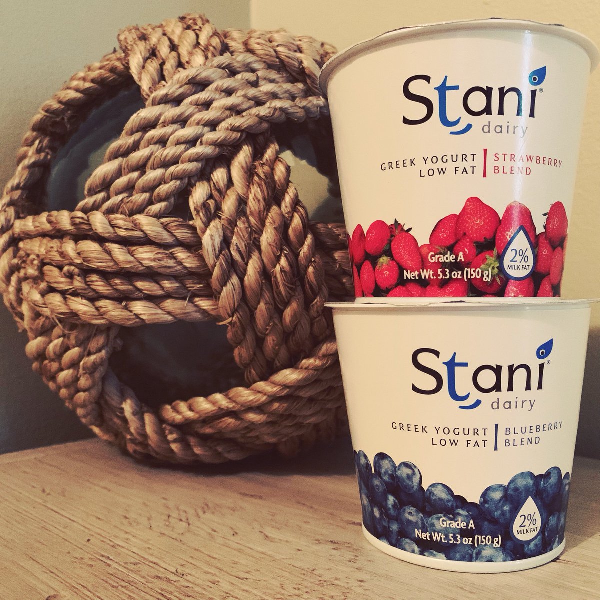StaniDairy's tweet photo. Do “knot” forget to eat your daily dose of Stani! 😋🙊 #stanidairy #artisanstrainedgreekyogurt https://t.co/abTI7FqOmg