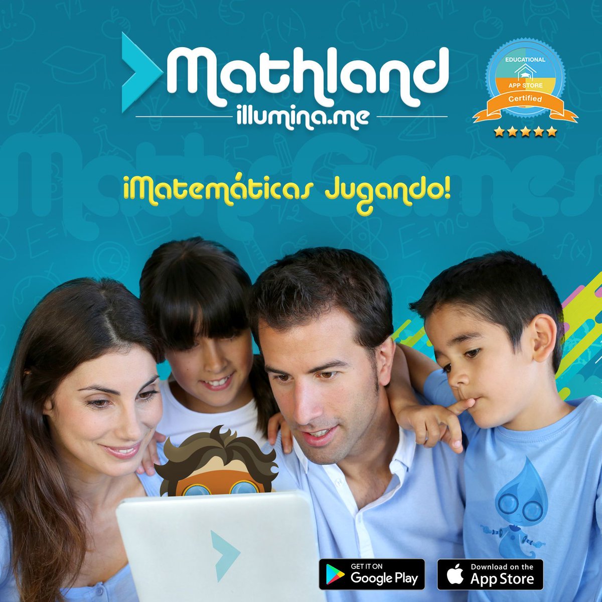 Con #Mathland de #Illumina 15 min. dos veces por semana tus hij@s se #regularizan en las Mates para poder alcanzar el 💯 ⠀
.⠀
Descarga #Gratis ↙️ ⠀
.⠀
iOS buff.ly/2FKgmsH⠀
Android buff.ly/2FJmUIe⠀
.⠀
#mom #dad #ParentsForFuture #Parents #teacher #maestra