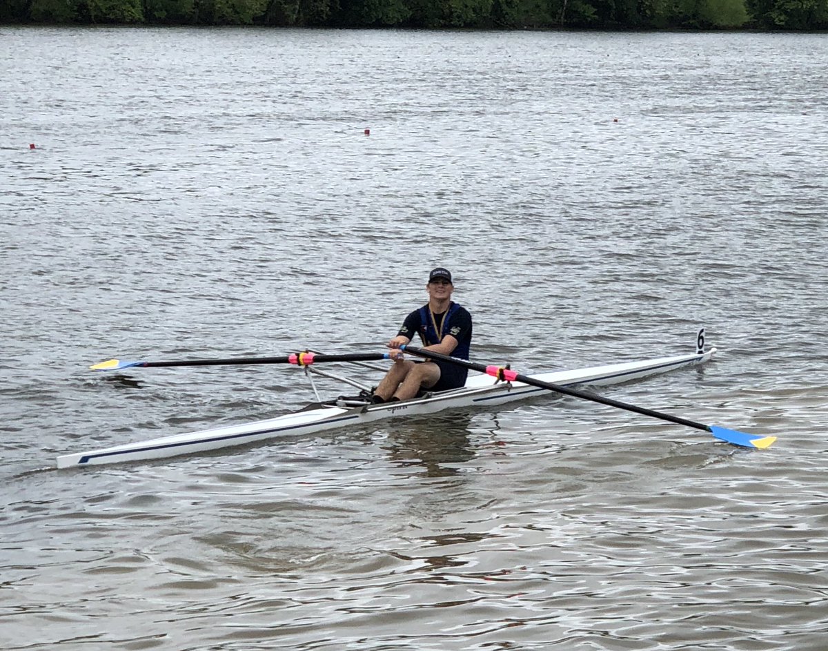 CITIES day 2 finals.  JV 1x ...brings home a silver ...congrats to Charlie Murray!   So darn proud of you!