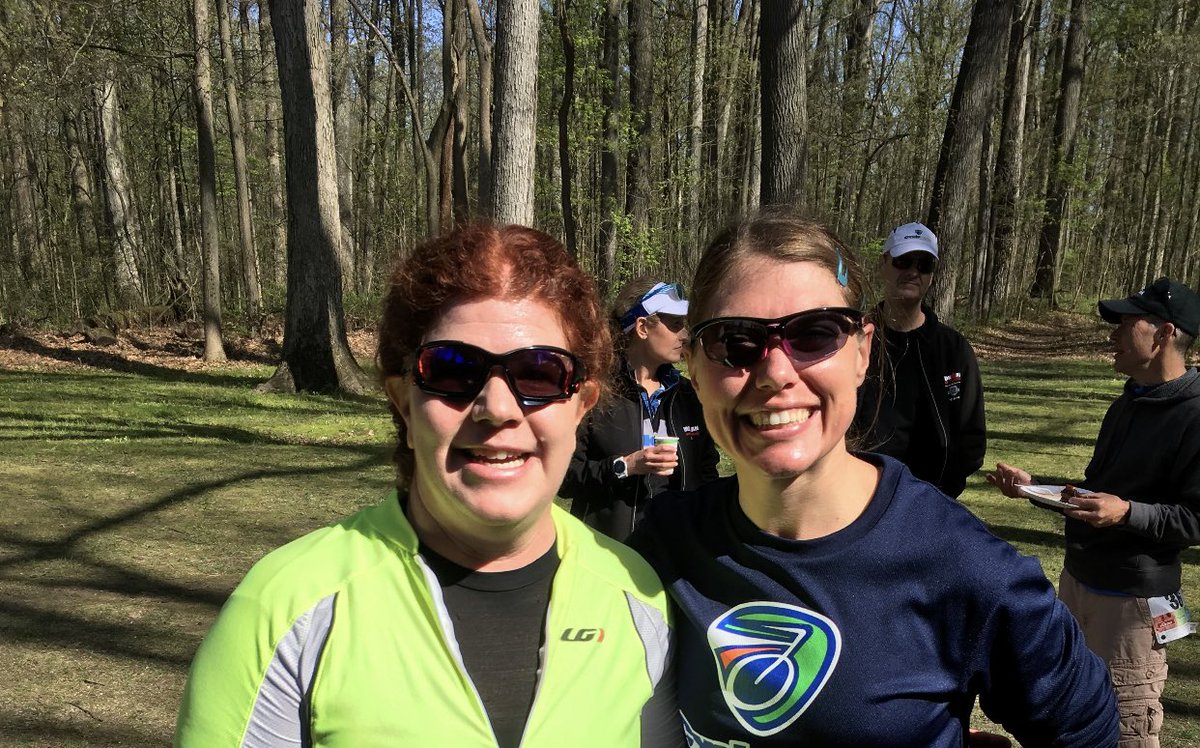 chasrabesh's tweet photo. The #doobydu #doobyduduathlon was fun but what made it more fun was run-bike-run with friends and co-workers! Our band director @RangerRoundup got first place in his age group! #fitnessedu @MyMetroparks #secorpark https://t.co/UH1eG7m9S7