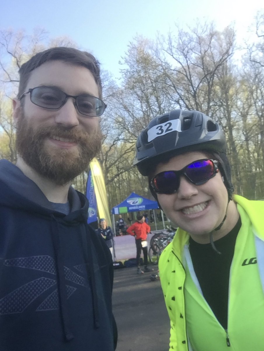 chasrabesh's tweet photo. The #doobydu #doobyduduathlon was fun but what made it more fun was run-bike-run with friends and co-workers! Our band director @RangerRoundup got first place in his age group! #fitnessedu @MyMetroparks #secorpark https://t.co/UH1eG7m9S7