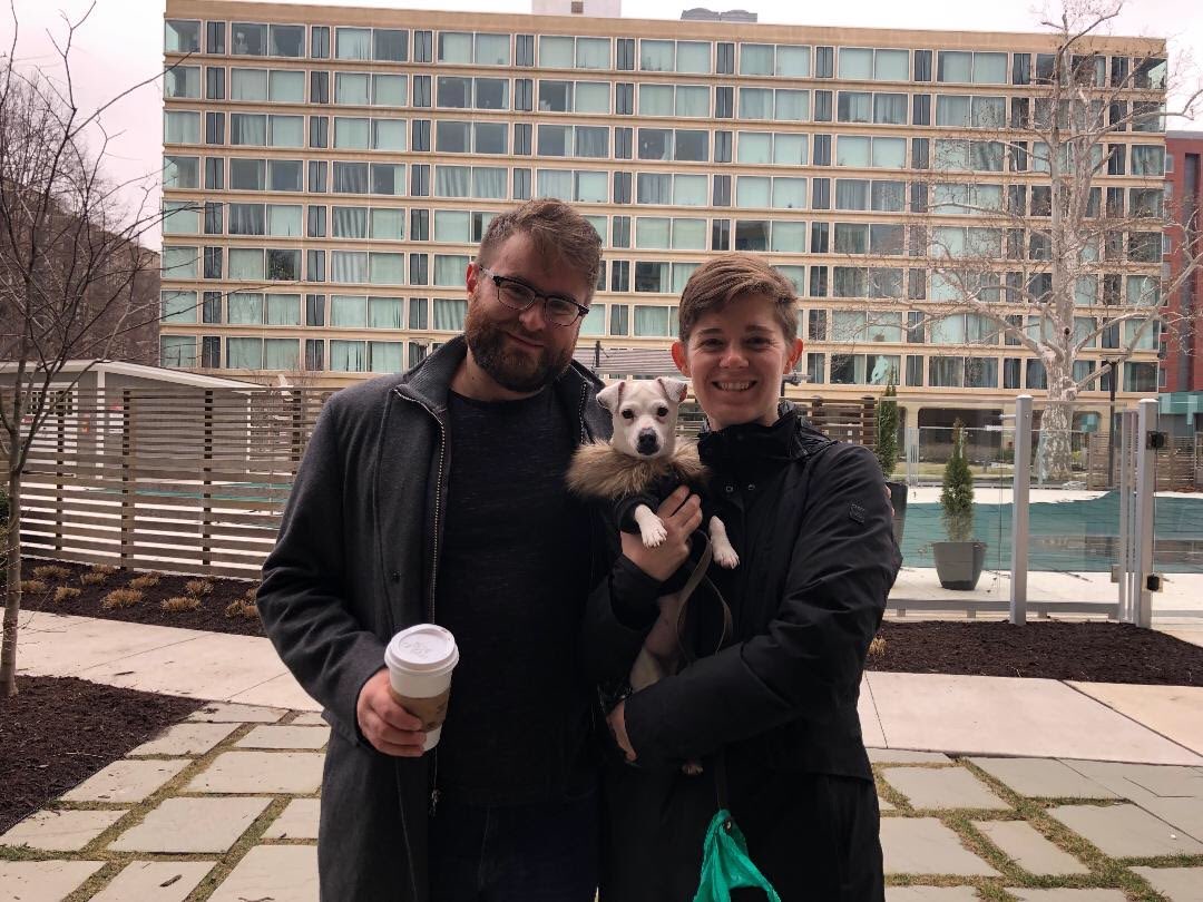 DCPAWSrescue's tweet photo. The best way we can brighten up this gloomy day is by sharing an adoption announcement for Tawny! 

Precious Tawny was adopted by a cute couple that plans to spoil her like crazy!

#dcpawsrescue #adoptdontshop #homeiswherethedogis #rescuelove #adoptionsuccess https://t.co/aW8jozOV9Q