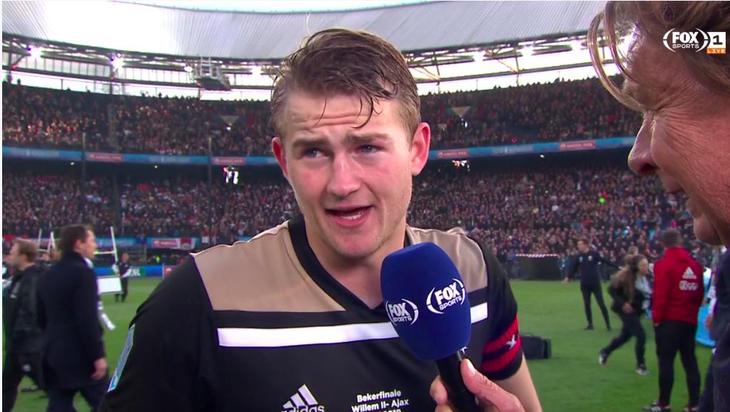Artefact Vertrappen lokaal 𝐀𝐅𝐂 𝐀𝐉𝐀𝐗 💎 on Twitter: "Mathijs de Ligt: “We won the first possible  trophy. This win will give us even more motivation for the game vs  Tottenham.” [FoxSports] https://t.co/HyYNdJgsdW" / Twitter
