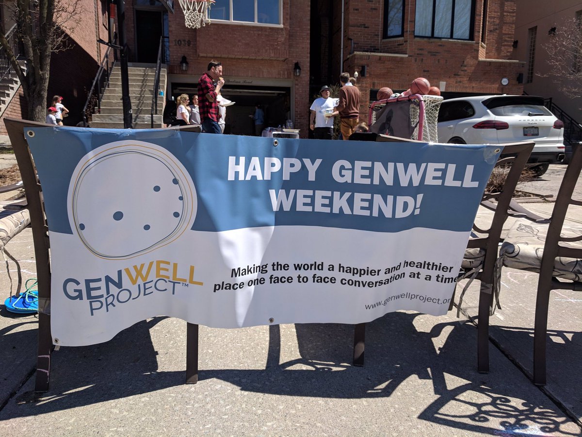 FarenBogach's tweet photo. Happy Genwell Weekend! I had a great time catching up with my neighbours in the sunshine. I’m so lucky to have the founder of the @GenWellProject bringing people together in my hood! #facetofaceconversations #genwell https://t.co/5DnBme4g6A