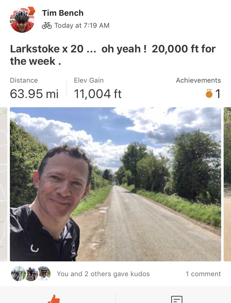 WLR_CC's tweet photo. FULL kudos goes to Club rider and Sponser Tim Bench for repping Larkstoke Hill 20 times yesterday, 11,000ft and 63mikes of up and down one hill๐๐ ๐๐ผ๐๐ผ๐๐ผ #wlrcc #hillreps #hilltraining #warwickcycling #c2ctraining @galleonsupplies https://t.co/buXBbPrKJB