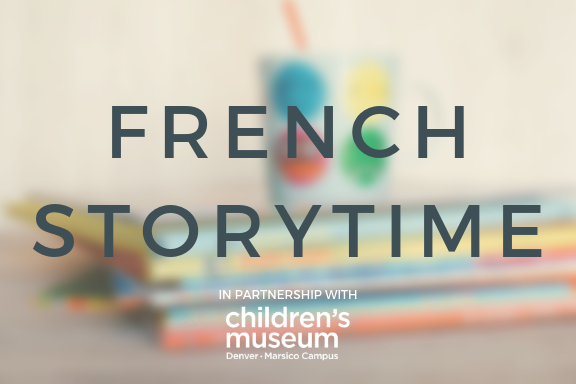afdenver's tweet photo. Join us with the little ones for a special French Storytime at the Children's Museum of Denver at Marsico Campus this Monday, beginning at 11:30am; please note the event is first-come, first-served and AFD members receive $2 off admission on non-event days! #afdenver #learnfrench https://t.co/PnmJiZz8km