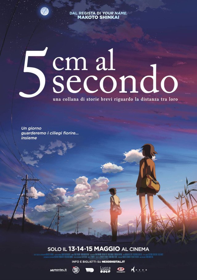 distopiaeva's tweet photo. #NexoAnime, #5cmalsecondo di #MakotoShinkai al cinema solo il 13-14-15 maggio. 3 coppie di biglietti omaggio in palio per i Soci @evaimpact2016, coupon sconto per tutti @Nexo_Digital @dynitstaff https://t.co/3U3J0EgGCr https://t.co/L6pyAGsCQS