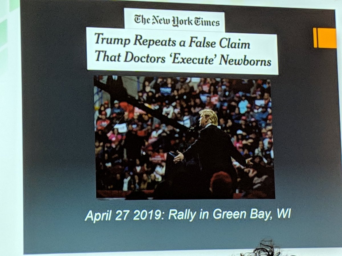 EliseMHarper's tweet photo. Inspiring lecture on the history of morality laws and personal liberty, with current-day relevance  -- standing ovation for Katie Watson, JD. #ACOG19 https://t.co/XQ48TEsCLA