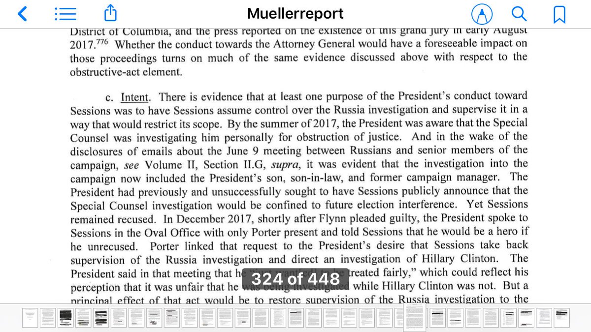 75. Months pass and yet the president* remains obsessed with getting Sessions to “unrecuse” so he can order him to limit scope of investigation to eliminate himself as a target, whilst ordering Sessions to investigate Hillary.Perspective: A feeble president* abuses his power.