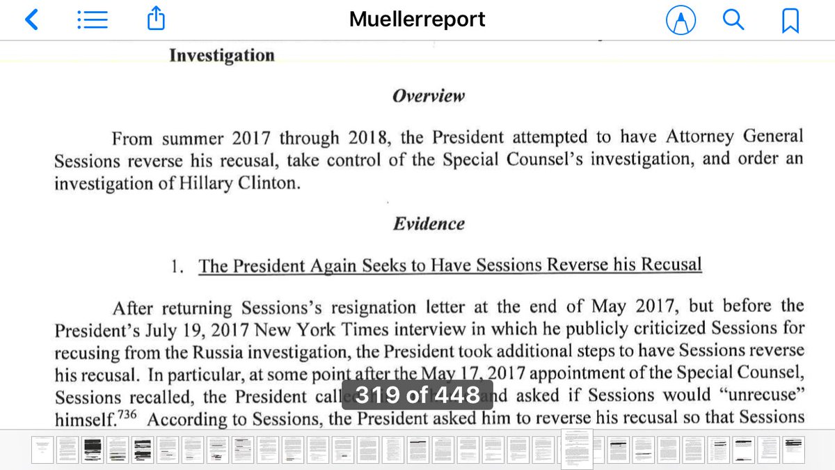 75. Months pass and yet the president* remains obsessed with getting Sessions to “unrecuse” so he can order him to limit scope of investigation to eliminate himself as a target, whilst ordering Sessions to investigate Hillary.Perspective: A feeble president* abuses his power.