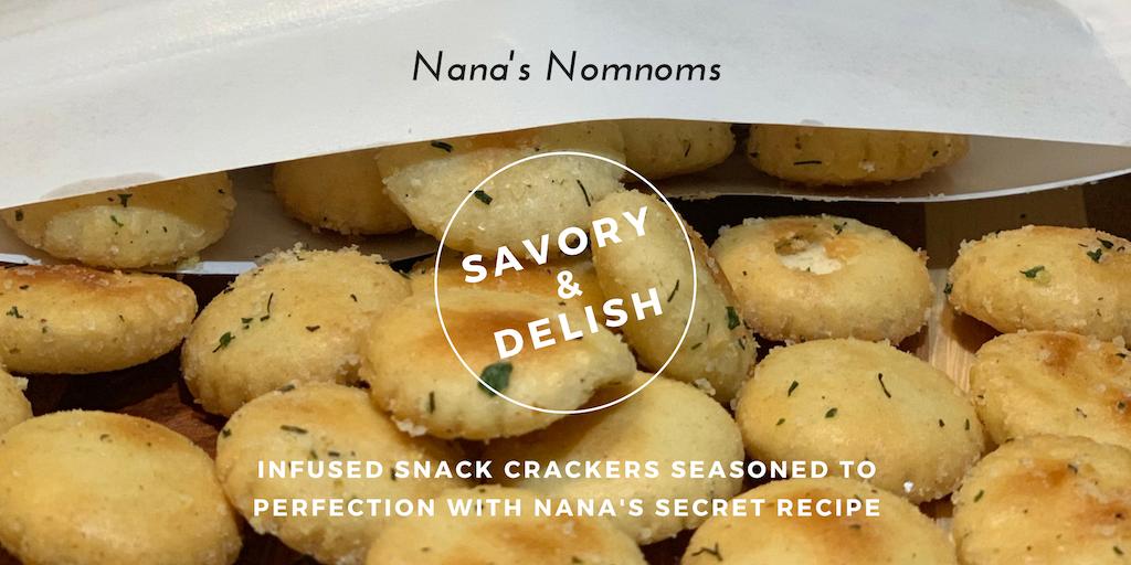 societycannaco's tweet photo. Nana's Nomnoms are savory and delicious infused snack crackers. Get them today @honeypotnorman!
#societycannabisco #thc #thcsnacks #thccrackers #weed #oklahoma #edibles #cannabis #cannabisedibles #liveyourbestlife https://t.co/t29ij03PZZ