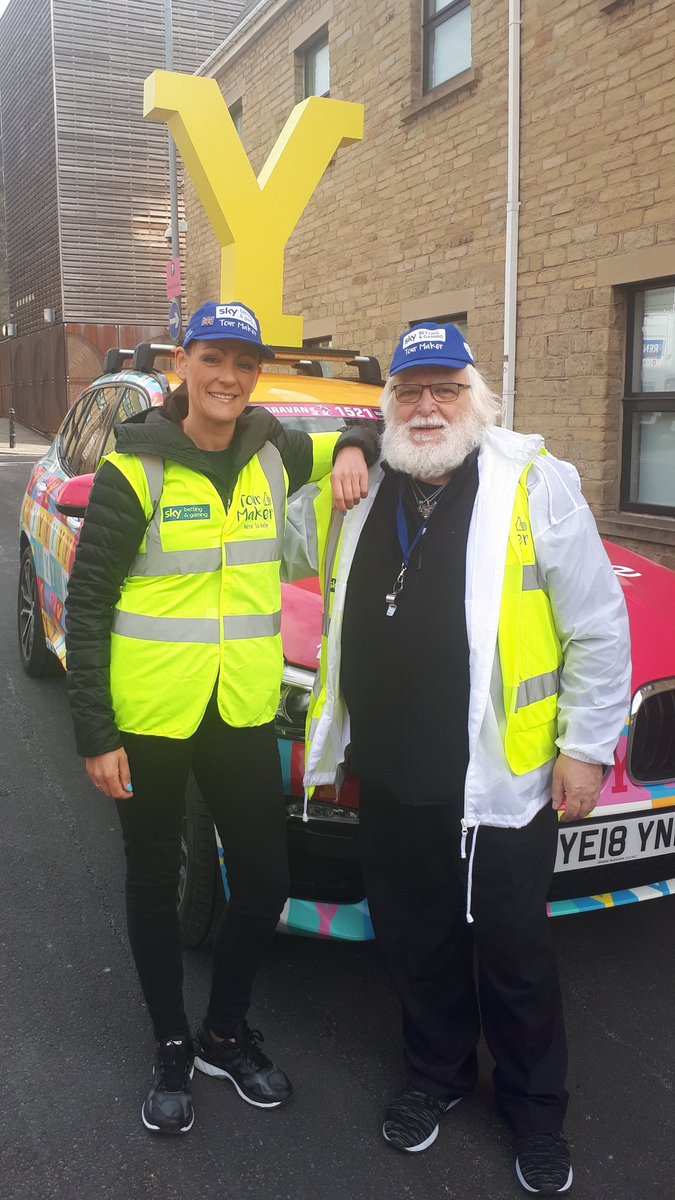 NickyLawImages's tweet photo. What a fab day! My 6th time as a #TourMaker for @letouryorkshire 
#Halifax and #Leeds #Stage4 💛💙 https://t.co/FHEWdYYg28