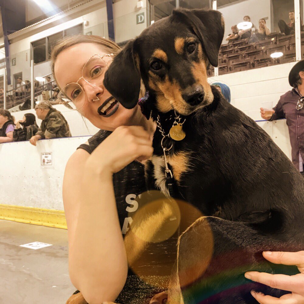 crickettwilder's tweet image. Every tournament: Must. Cuddle. Raine. 

#DerbyTwitter #DogsOfDerby