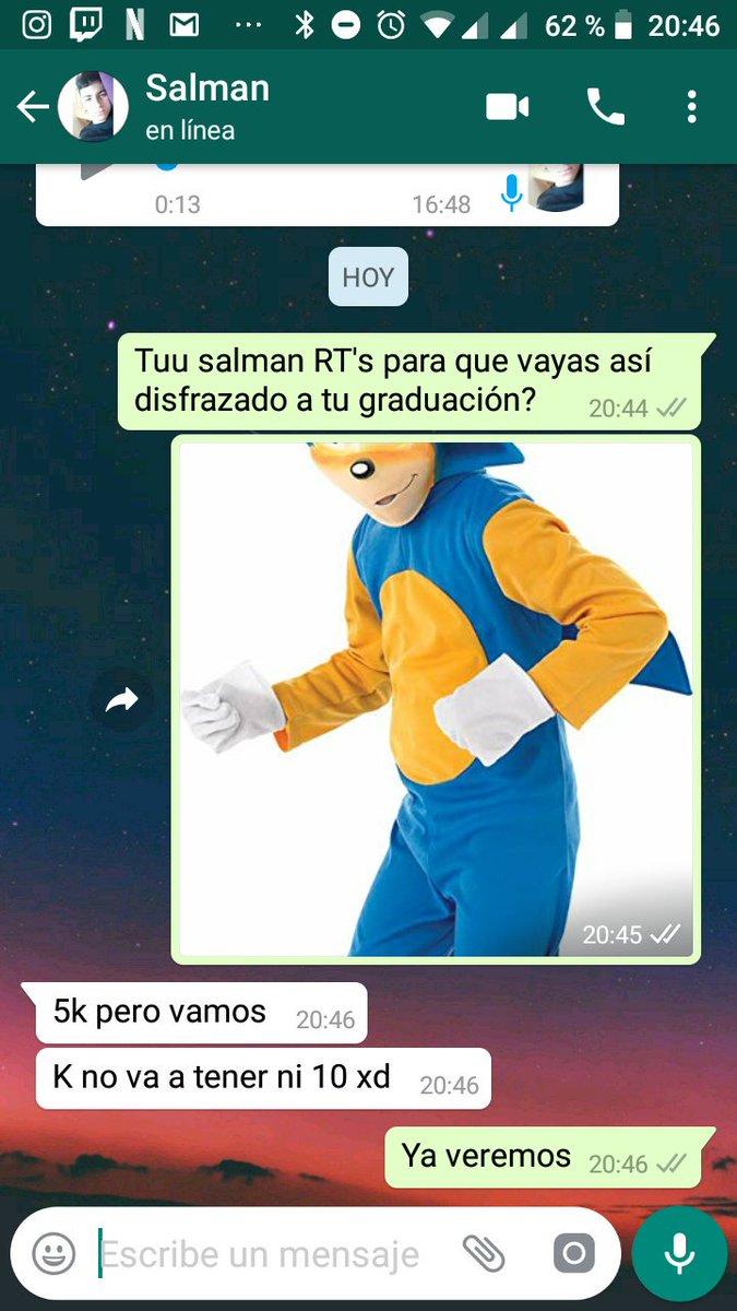 mohameee_'s tweet photo. Gente es por una buena causa, 5000 RT's y mi primo va asi a su graduación https://t.co/a3653DO7mz