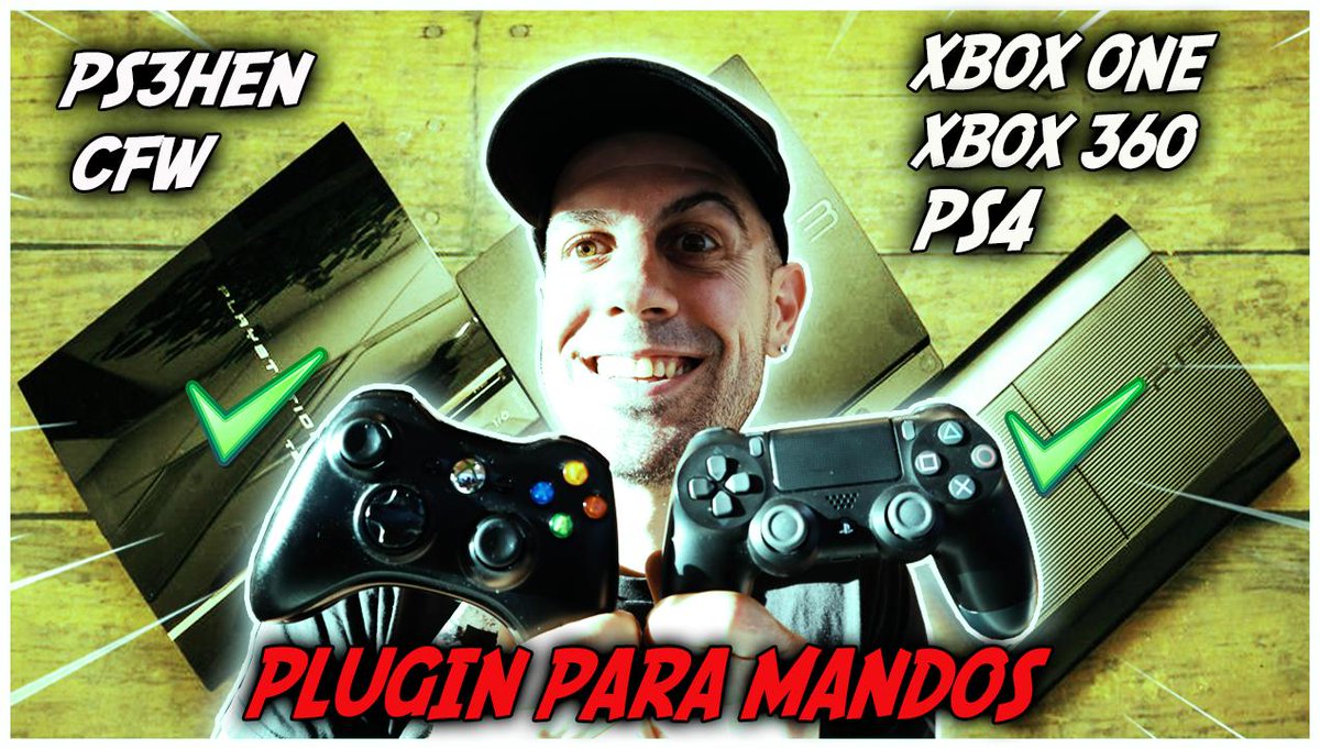 TheWizWiki's tweet photo. 👉 Fantastico plugin para usar los mandos de xbox/360/One y ps4 en tu ps3 con HEN o CFW 👊👊👊👊
#PS3HEN #ps3xploit #ps3cfw #xbox
👉 Archivos usados en el video 👈
📁 Plugin: https://t.co/FNVKi5q487
📌 Link al video 📌
https://t.co/KfJ7beIbS3 https://t.co/swzkOFO9cD