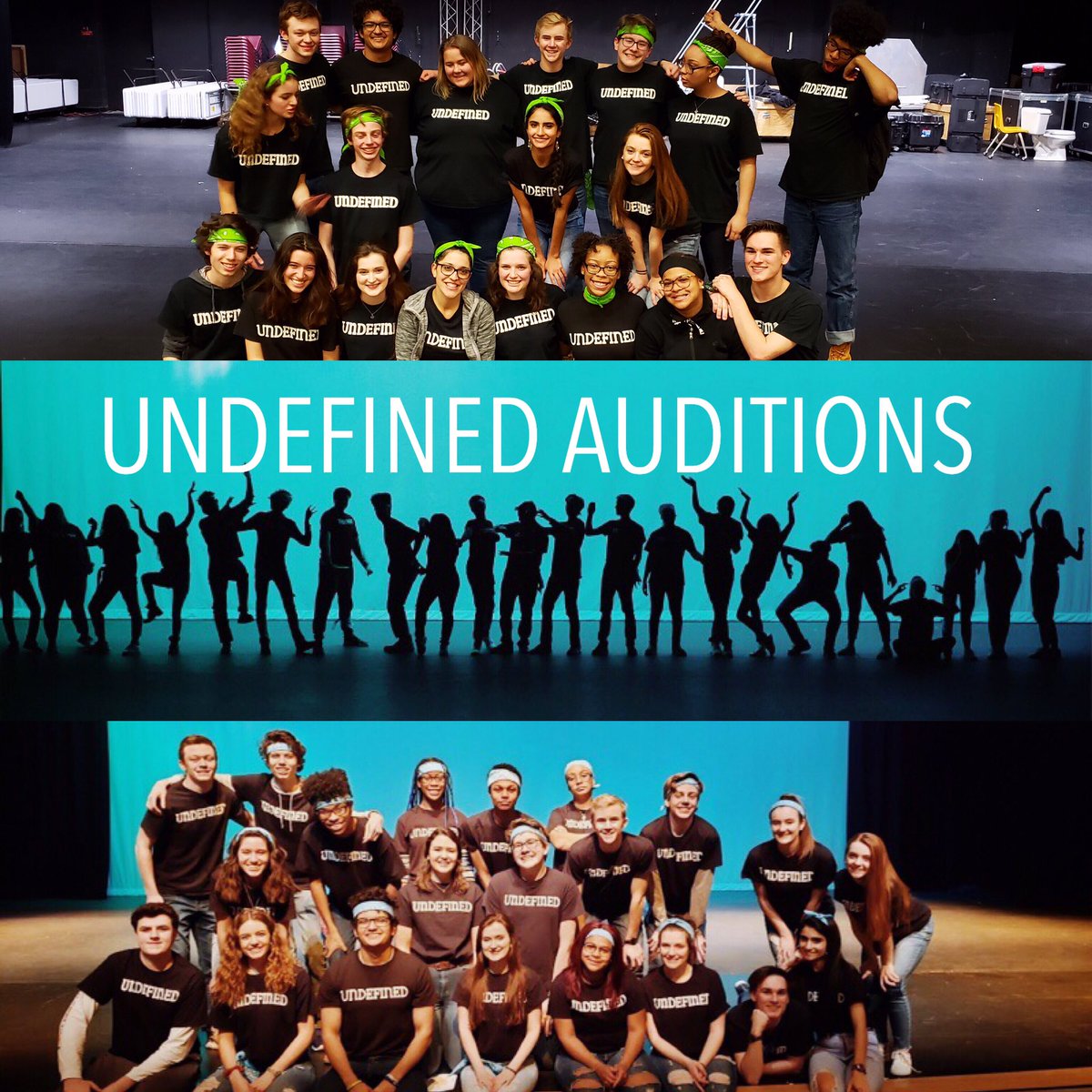 Join our Imrpov Troupe UNDEFINED:

Auditions: May 16th
Callbacks: May 17th

Workshops: May 13, 14, 15 (3:30-4:30)

Sign up for auditions on Google Classroom: umkwkdf