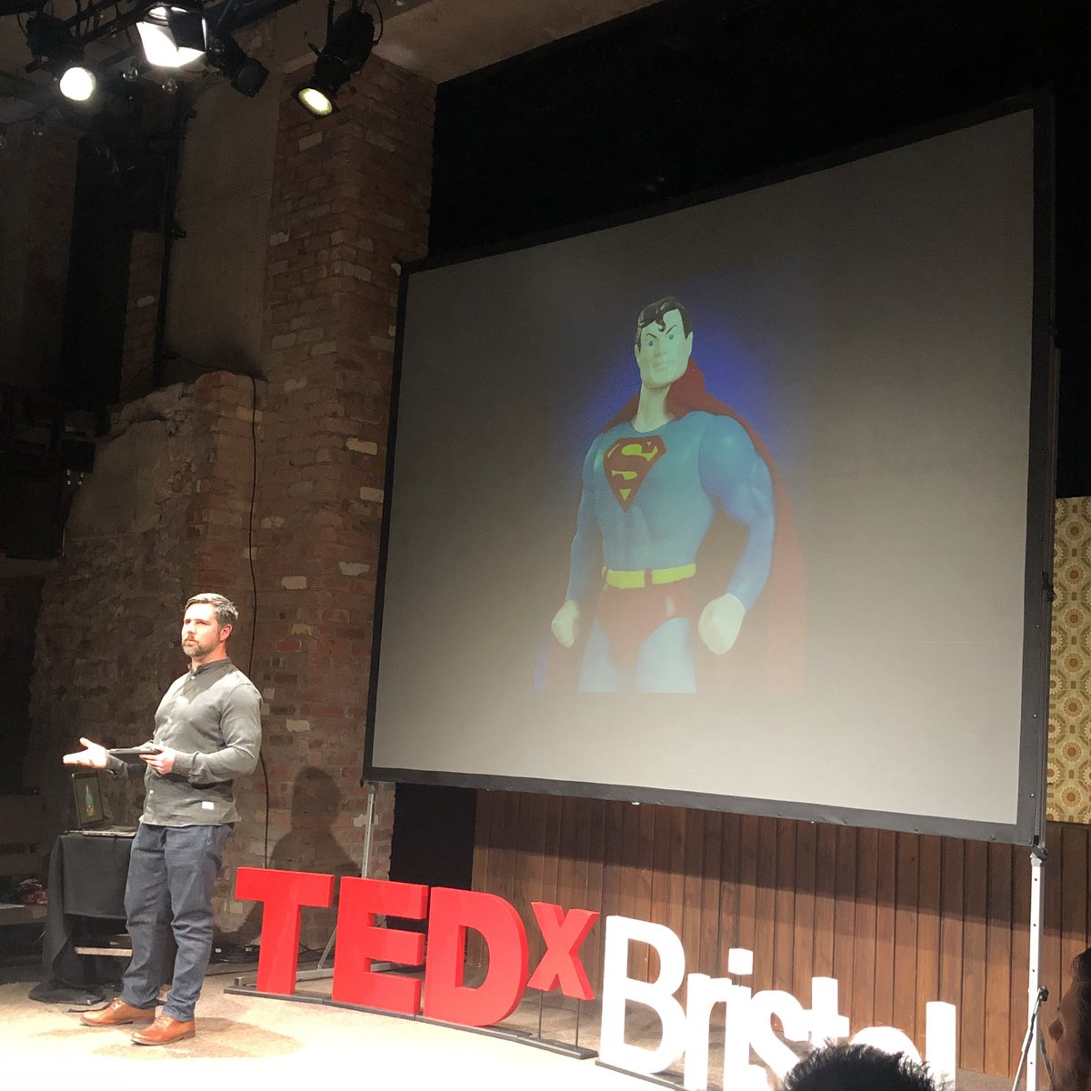 TEDxBristol's tweet image. “You don’t need to be a superhero. You are the most powerful tool you have!” @HodosCC 
“TEDxBristol is the highlight of my working life” Barney #Hodos #ReflectRethinkReboot #TEDxBristol2019