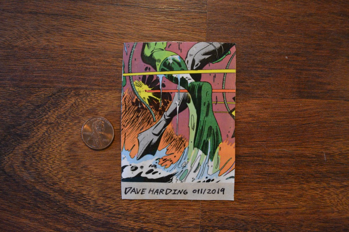 DHDaveHarding's tweet photo. From the class of 1984 ... Spirit! A 2.5 x 3.5 sketch card. Really like how the colors came out here! Created using only comics from the original G.I. Joe marvel comics & glue. #comic #comiccollage #comics #sketchcard #pixel #pixels #pixelart #gijoe #cobra #spirit #hasbro #marvel https://t.co/wGaJCLyAoN