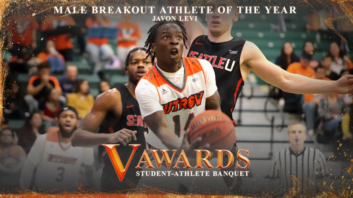GoUTRGV's tweet image. Congratulations Male Breakout Athlete of the Year Javon Levi! #UTRGV