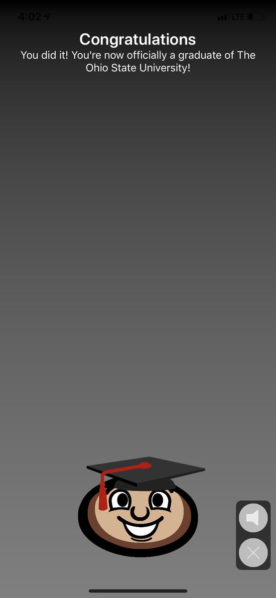 SyntaxWithSam's tweet image. Officially an OSU graduate and got to see the FANTASTIC graduation features in the Ohio State app I’ve been hearing about!