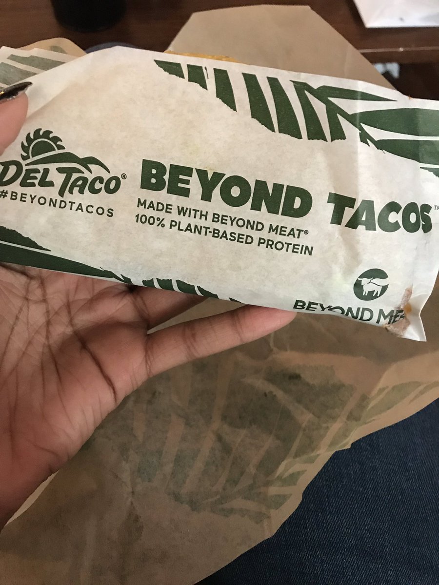 Finally tried the beyond taco from Del Taco 