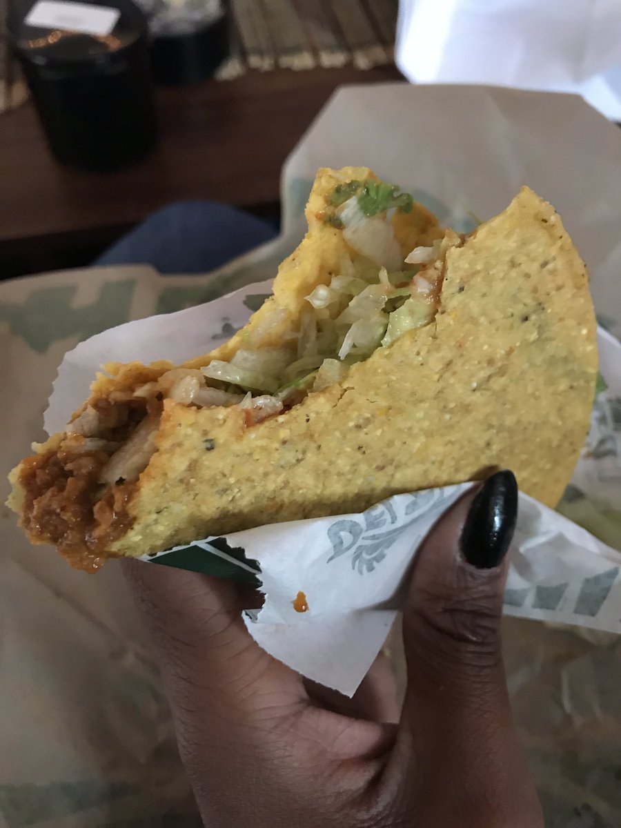 Finally tried the beyond taco from Del Taco 