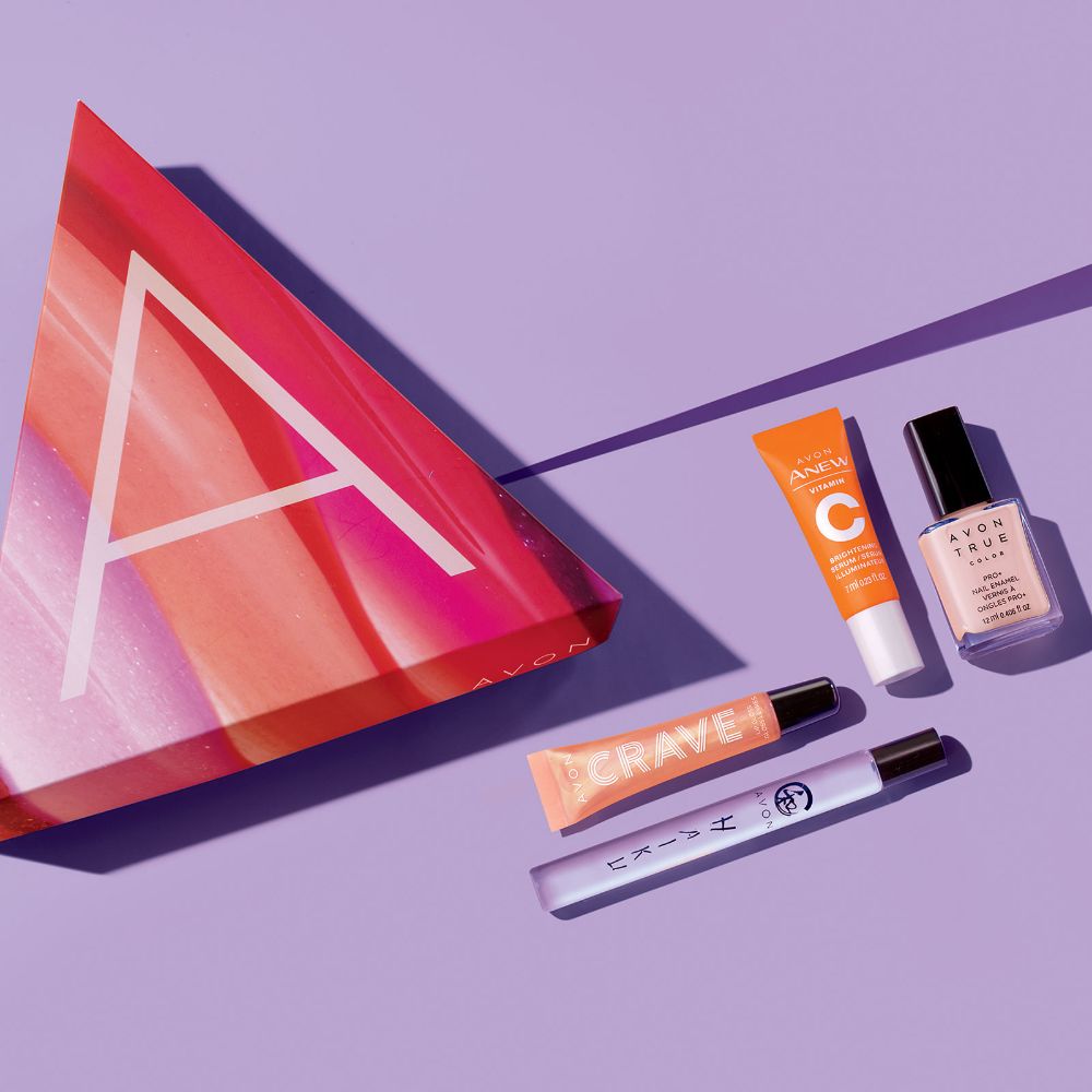 BGsbeautycare's tweet photo. Abox is an amazing deal. $12.99 with every $40.00 brochure purchase.
Shop with me.
https://t.co/XMjjgtzhJt
#avon #abox #vitaminc #serum #anew #nailenamel #lipgloss
#eaudeparfum #crave #tryitsize
#haiku #travelspray #amazingoffer https://t.co/m61H5wDjM4