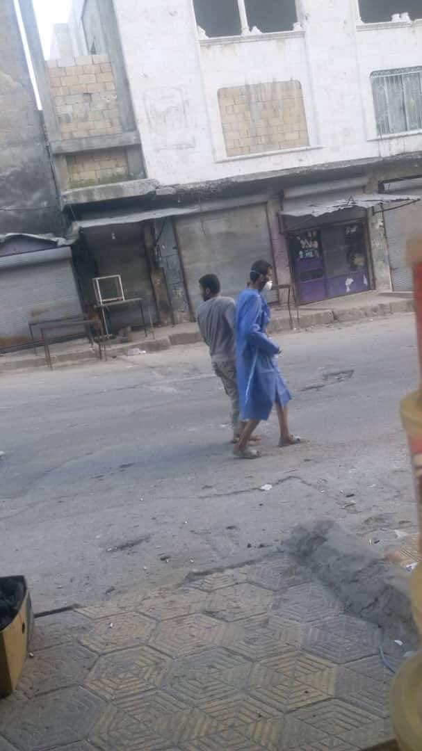 asaadhanna's tweet photo. Only in Syria... the nurse and the patient run away to escape from the #hospital after being targeted by Assad and Russian air forces today in #Islib countryside https://t.co/LWcffCBeAE