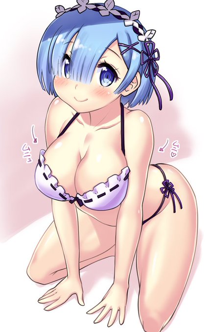 #レム ちゃん初描き～。
いつか描こうと思いつつタイミングが無かったレムりん。
異世界かるてっと見たので急に描きたくなりました。😊 