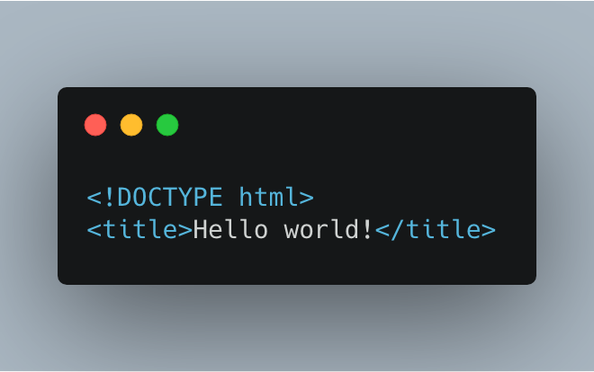 ryanmillerdev's tweet image. What's the smallest (valid) HTML document one could write? Throw out &amp;lt;html&amp;gt;, &amp;lt;body&amp;gt;, and &amp;lt;head&amp;gt;: only Doctype and &amp;lt;title&amp;gt; are necessary (per validator.w3.org and google.github.io/styleguide/htm…). File that in questions I thought I knew the answer to...