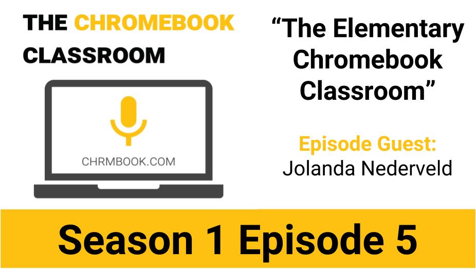 jrsowash's tweet image. S1E5 The Elementary Chromebook Classroom with Jolanda Nederveld
#PodcastEDU #GoogleEDU #TeachwithChrome
 bit.ly/2ZW40pl