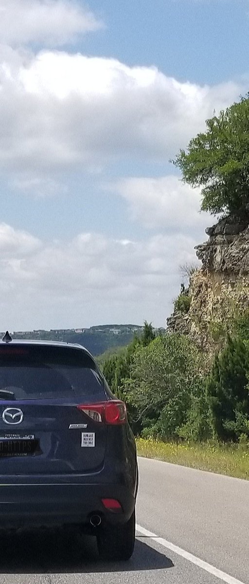 spencerwriter's tweet photo. Saw this car today. At a stop light I got close enough to read its bumper sticker: HUMANS AGAINST TED CRUZ #TexasWisdom https://t.co/6dOCZ0SVyq