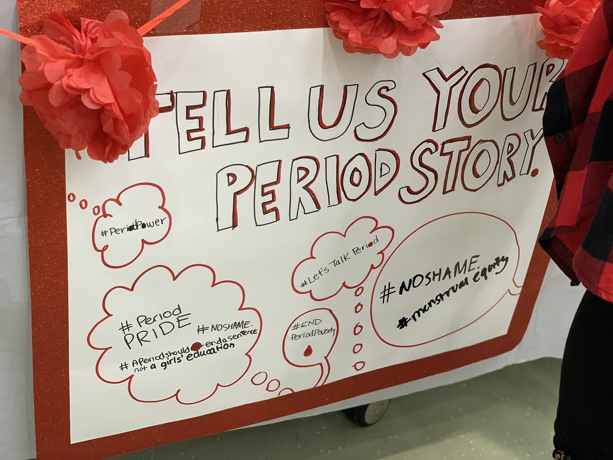 gstroop3484's tweet photo. @gstroop3484 representing at The Dalton School’s HERO CON!  Fighting for #periodequity by #bustingperiodstigma by having folks share their #periodstories &amp; inviting participants to pack 💯 #periodcarekits for homeless girls &amp; women in NYC!  #periodpower 💪🏼🔴👍🏼 https://t.co/A54KthwHGZ