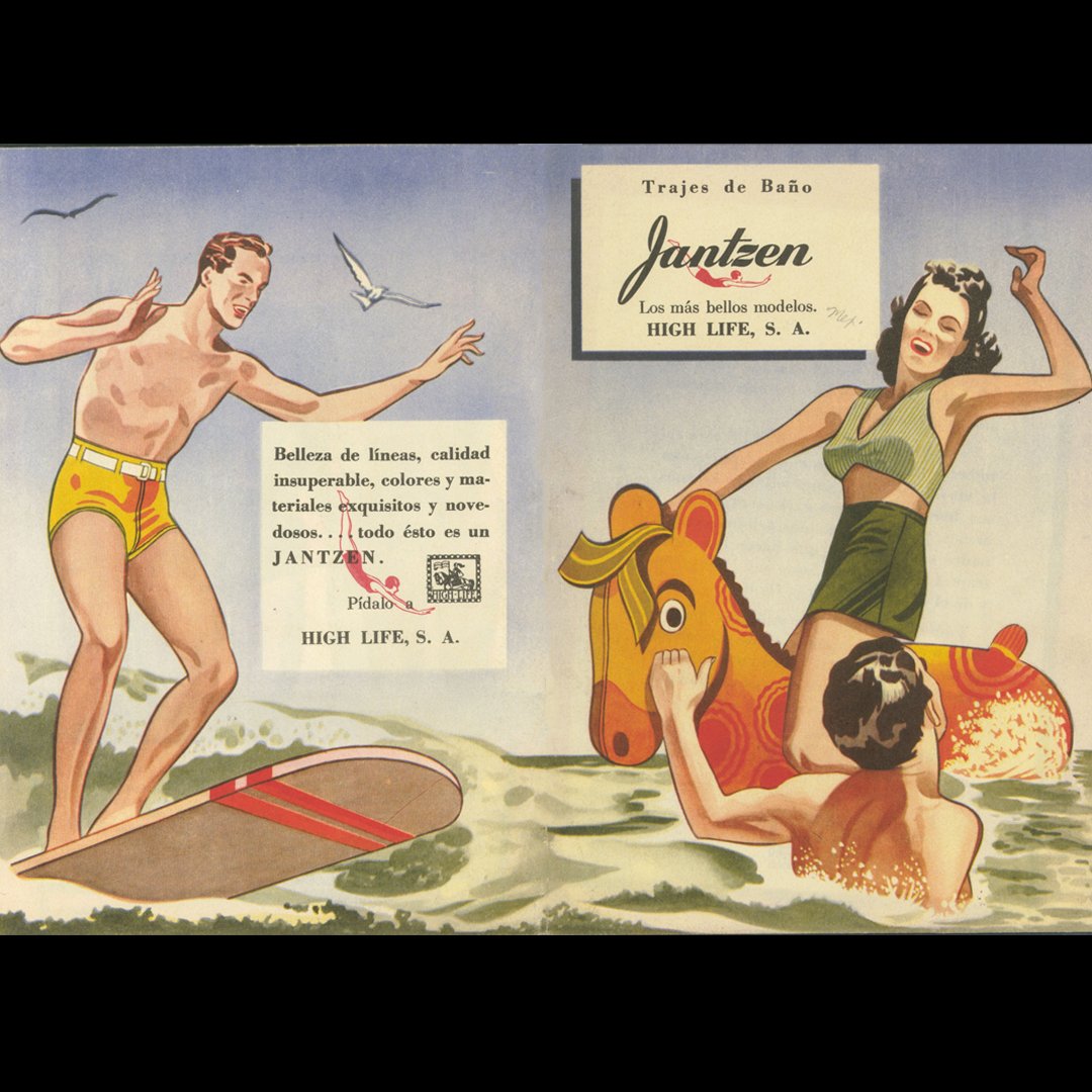 Nothing says 'Happy Cinco de Mayo' like a pinata in the ocean!  Here's to you, 1942.   #jantzenswim #divein #cincodemayo