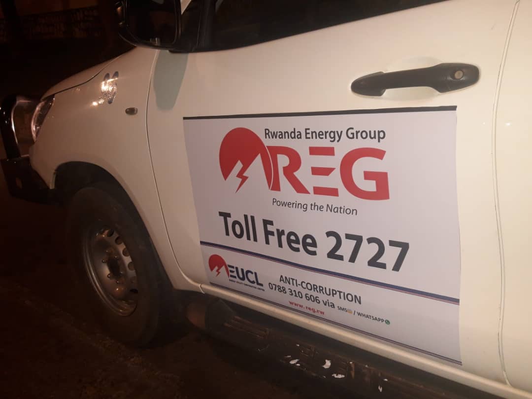 Rwanda Energy Group on Twitter: "The Toll free numbers are even on the  cars.… "