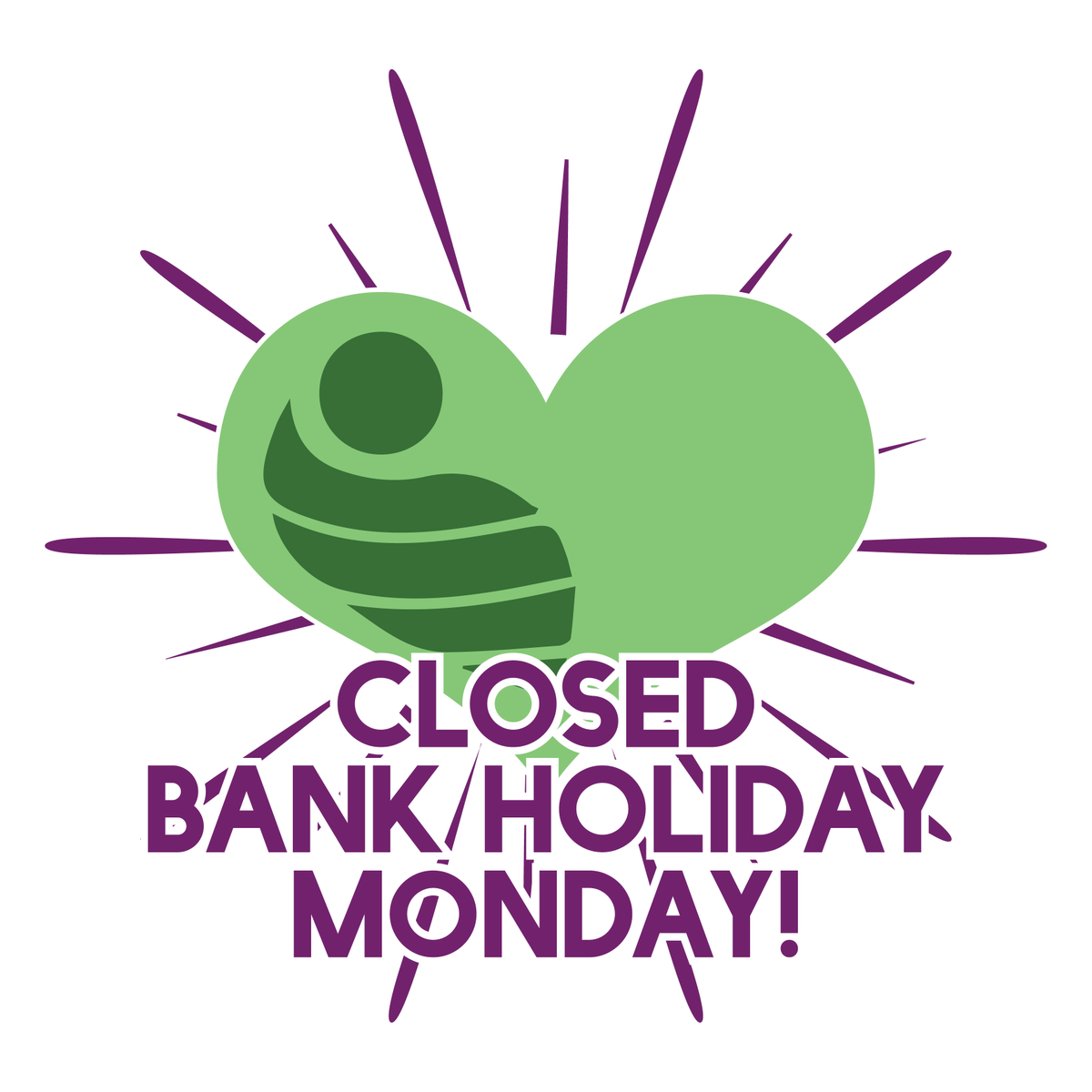 apologies for any inconvenience, but our volunteers are having hardearned time with their families. Open as normal, 10am -2pm Tuesday, Wednesday, Thursday and Friday!