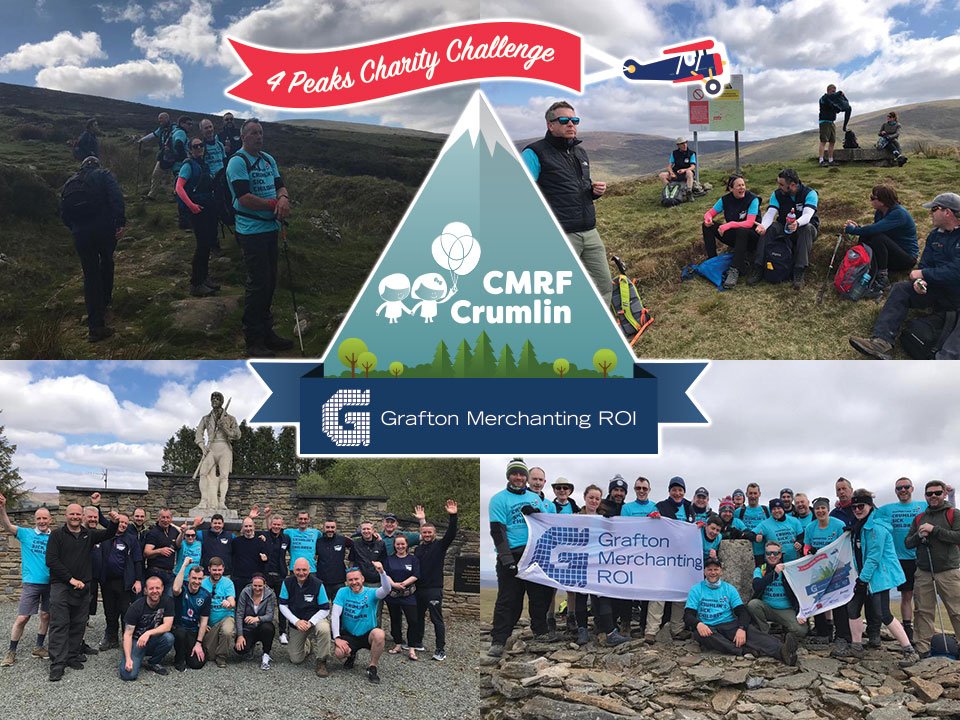 A HUGE congratulations to our team for completing the final peak of the GMROI 4 Peaks Charity Challenge. The last peak, Lugnaquilla was in aid of @CMRF_Crumlin. Please donate here: ie.gofundme.com/gmroi-4peaks-c… #gmroipeaks
