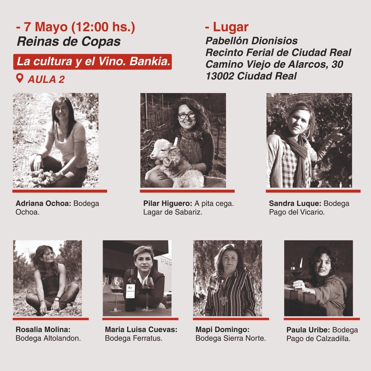 #ReinaDeCopas El próximo martes 7 de mayo en <a href="/Fenavin_Oficial/">Fenavin</a> 2019, <a href="/Cuncamusa/">Juan García Valle</a> acompañará a <a href="/ZoltanCsabaNagy/">𝐙𝐨𝐥𝐭𝐚𝐧 𝐍𝐚𝐠𝐲</a> en la presentación de la 2da edición de Reina de Copas y la mesa redonda con 7 mujeres del vino. A las 12 h en el Aula 2 del Pabellón Dionisios. bit.ly/ReinaDeCopasFe…