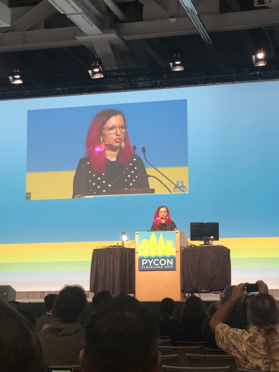 hortonhearsafoo's tweet image. “The code is on Github because my earrings run Python”. Great messages from @nnja about coding creatively, following your passions, and making Python and hardware into welcoming, inclusive spaces. #pythonhardware #PyCon2019