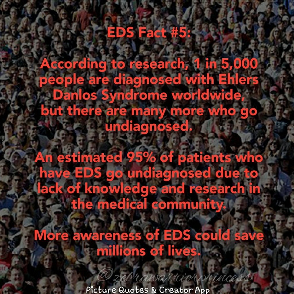 Your daily zebra fact comin at ya! 
#31daysoffacts #day5 #edsawarenessmonth #myedschallenge #awareness #mayawarenessmonth #chronicillnesslife #invisibleillnessawareness #invisibleillness #chronicillness #moreresearch #findacure #doctors #listentoyourpatients #ourlivesdependonit